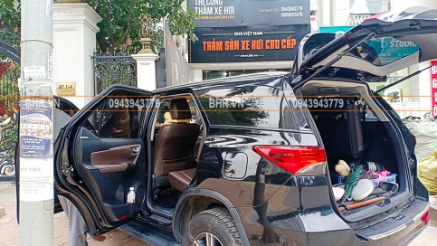 Thảm lót sàn 6D Toyota Fortuner giá gốc tận xưởng, bản hành trọn đời